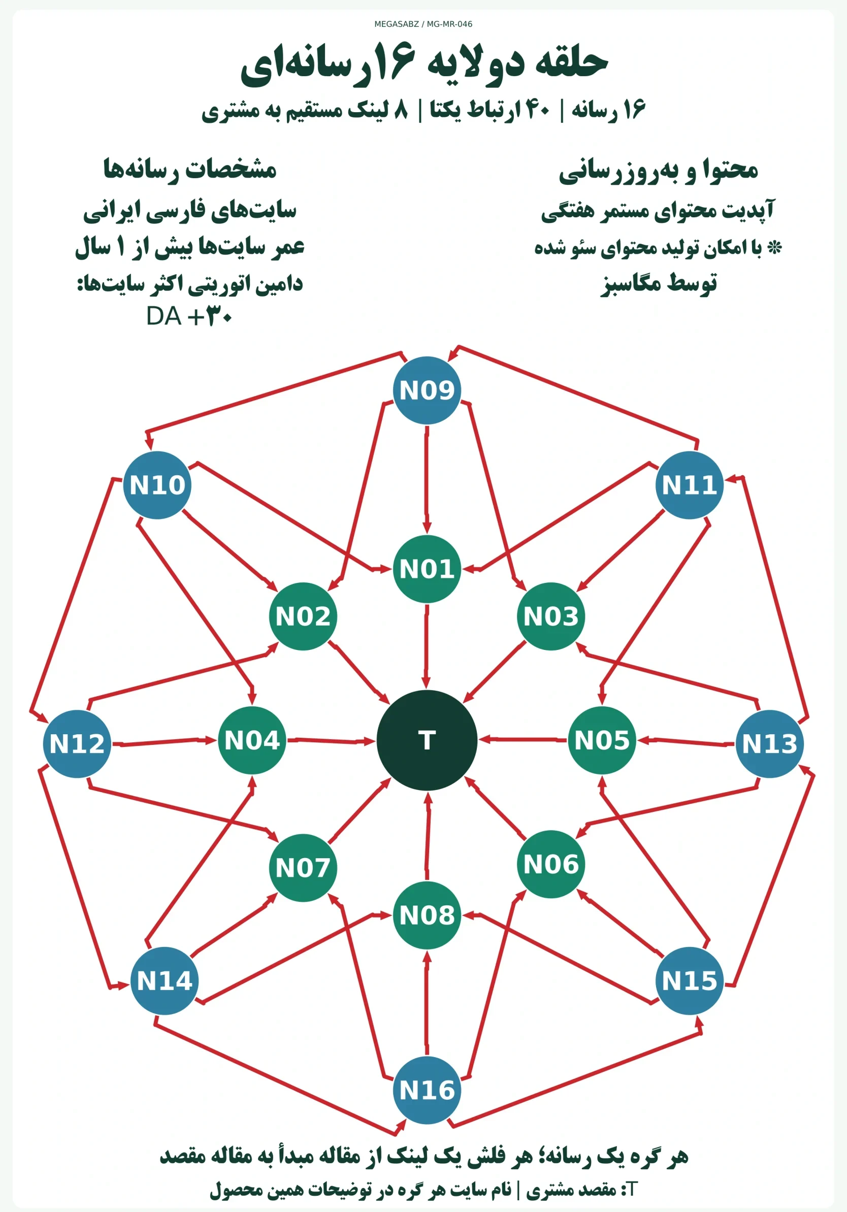 پکیج لینکسازی حلقه دولایه ۱۶رسانهای مگاسبز پکیج لینکسازی حلقه دولایه ۱۶رسانهای مگاسبز