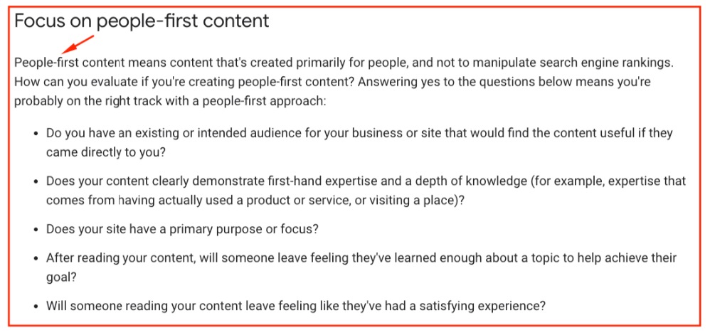 ai-content-creation-People-First-Content - SEOSLY - Olga Zar گوگل برای تولید محتوا با هوش مصنوعی