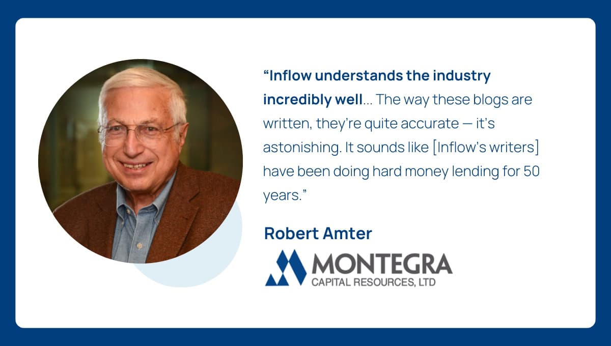 Robert Amter، Montegra Capital Resources L T D نقل قول: Inflow صنعت را به طرز باورنکردنی به خوبی درک می کند... روشی که این وبلاگ ها نوشته شده اند، بسیار دقیق هستند - شگفت انگیز است.به نظر می رسد [Inflow's writers] برای 50 سال پول سخت بده