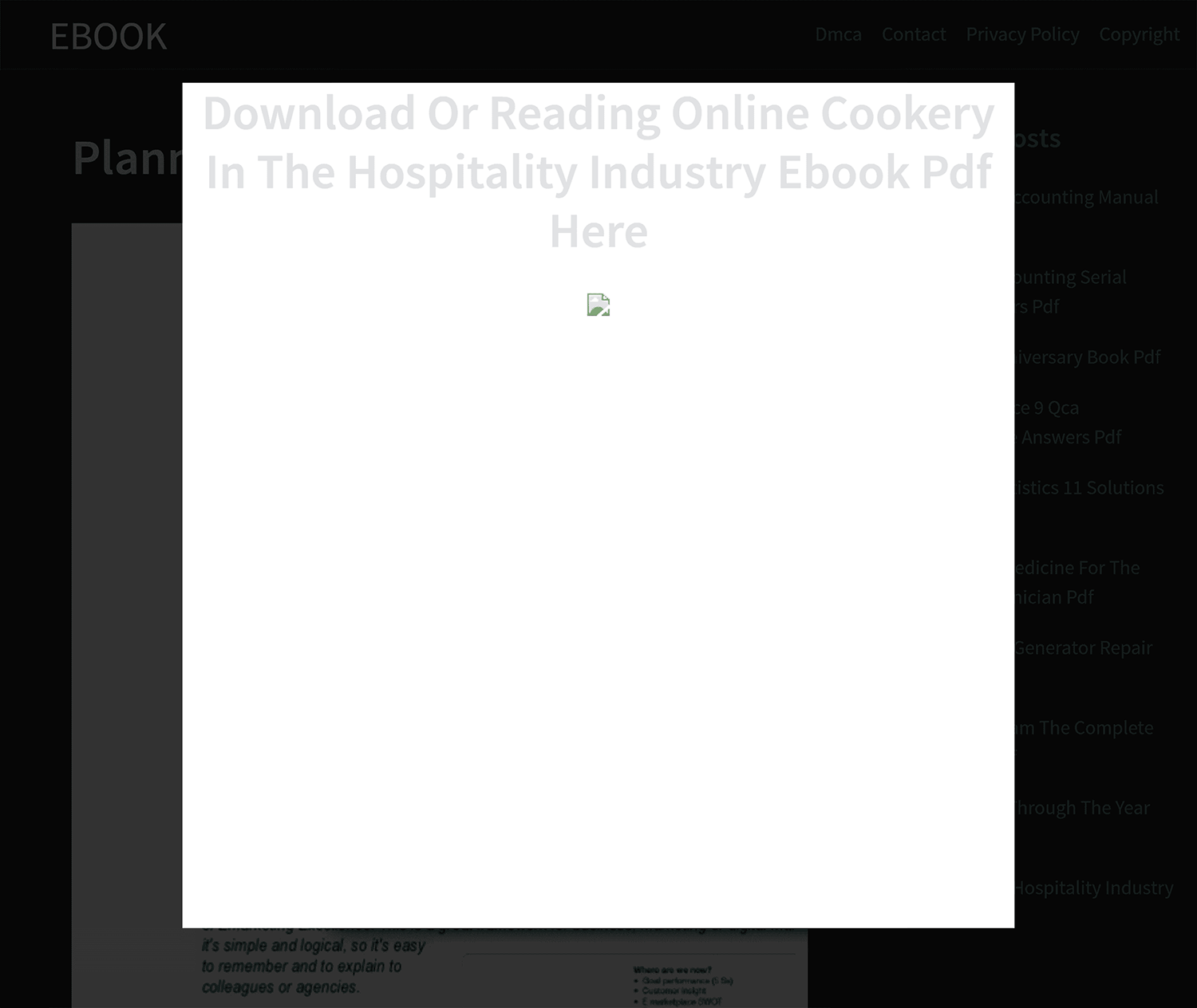 Website with poor content